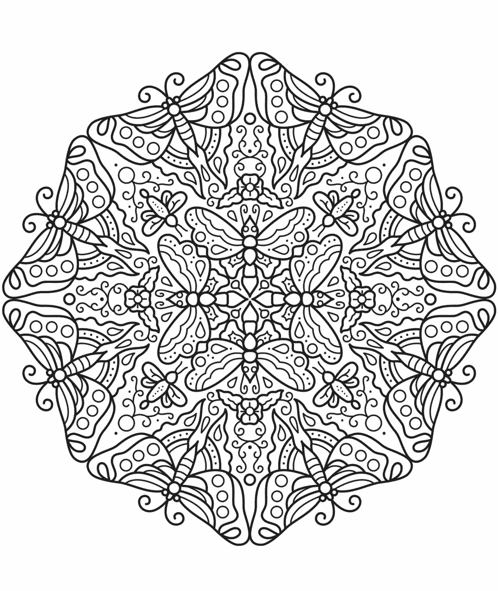 Mandala de mariposa