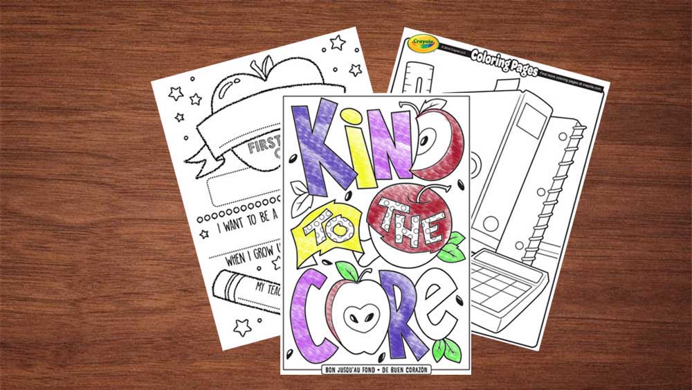 Back to School coloring pages