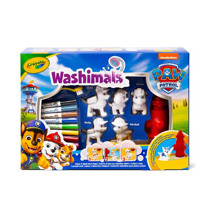 Washimals Pets Paw Patrol - Set Attività vista frontale