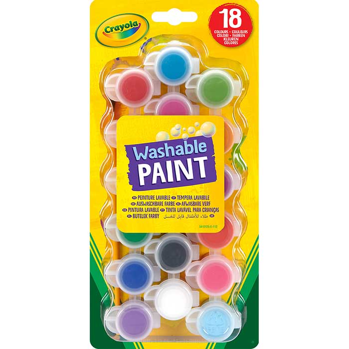 18 Mini Pinturitas Lavables vista frontal