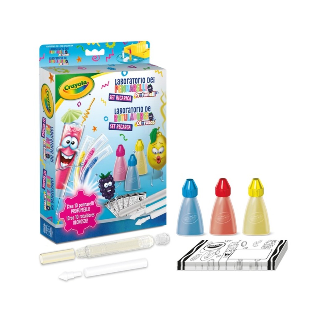 Set Ricarica Laboratorio dei Pennarelli Profumelli NeonPackaging with contents