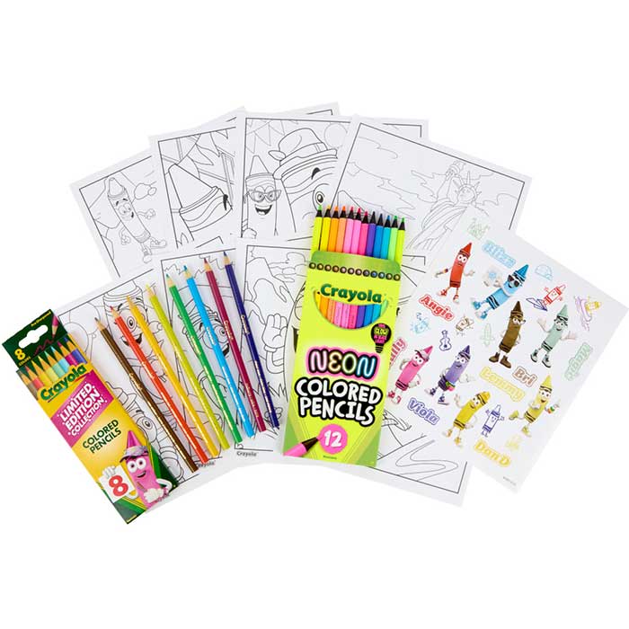 Limited Edition Pencil Pack contents.