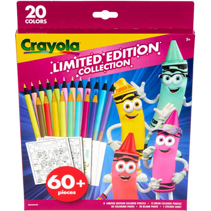 Limited Edition Pencil Pack front view.