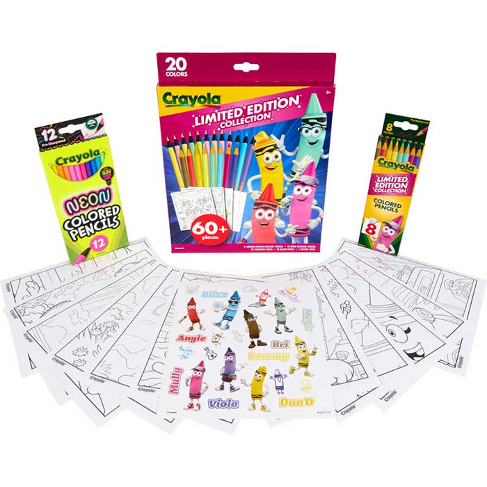 Limited Edition Pencil Pack packaging and contents.