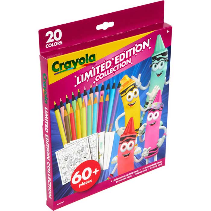 Limited Edition Pencil Pack left side view.