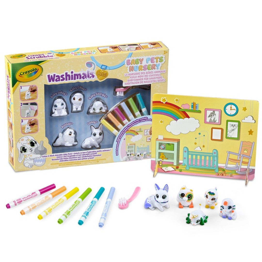 Washimals Pets - l'asilo nido dei cuccioliPackaging with contents