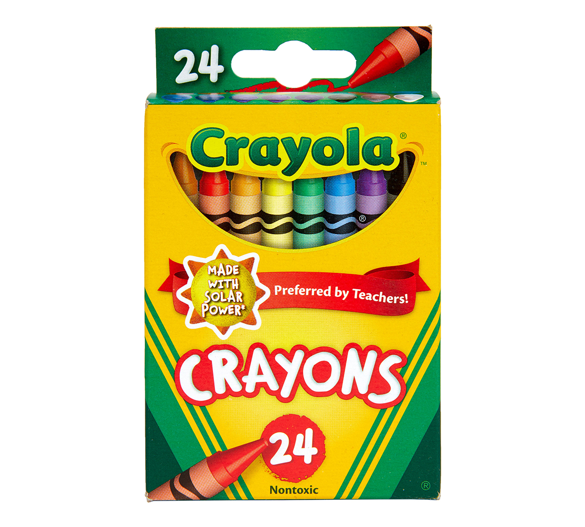 Classic Crayons  24 count front view.