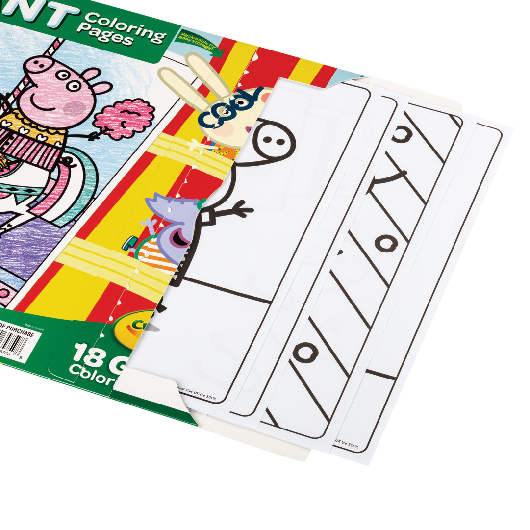 Giant Coloring Pages - Peppa Pig Contents