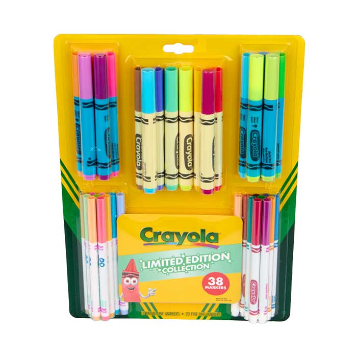 Limited Edition Marker Pack, 38 Markers front view.