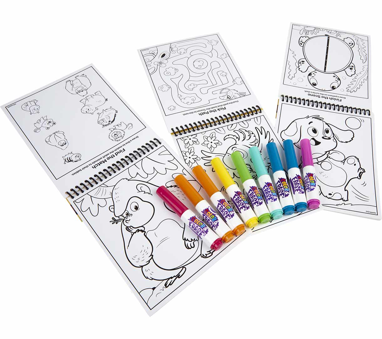 Color and Erast reusable activity pads  3 pack contents