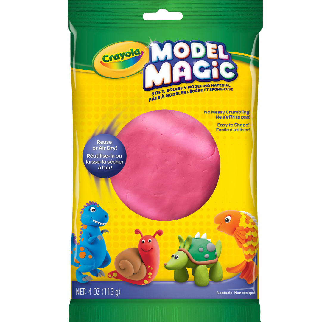 Crayola® 113g Model Magic® -  Raspberry Front view.