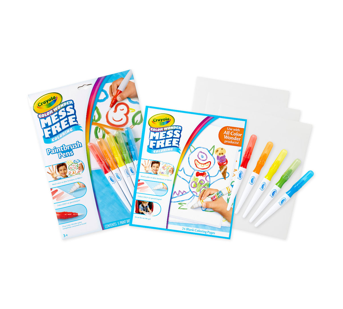Color Wonder Paintbrush Pens and paper pad