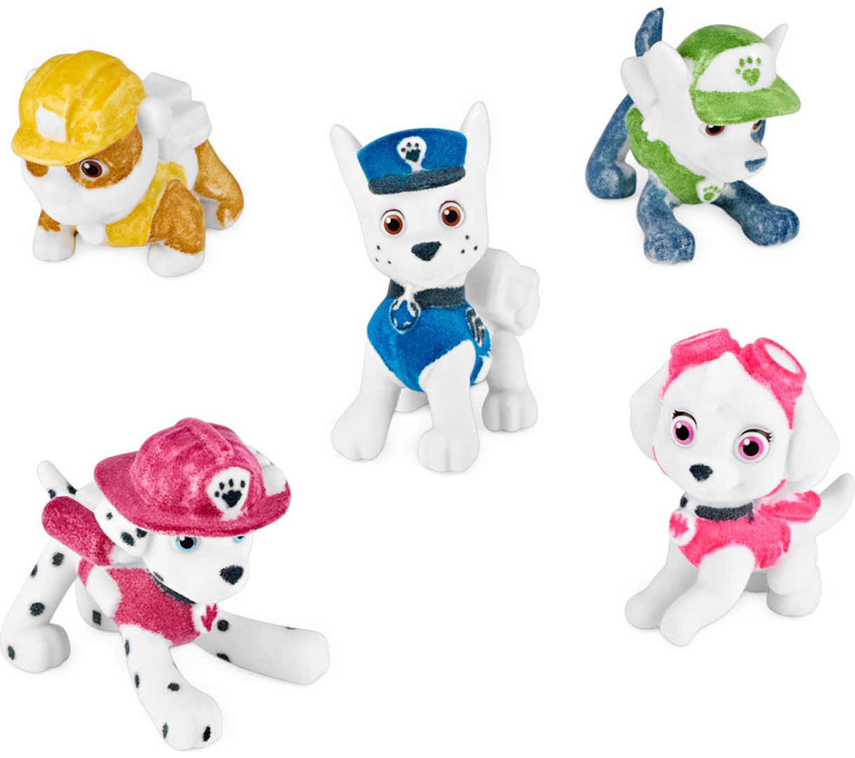 Scribble Scrubbie Paw Patrol Fire Hydrant play set. Decorated Paw Patrol Pups.