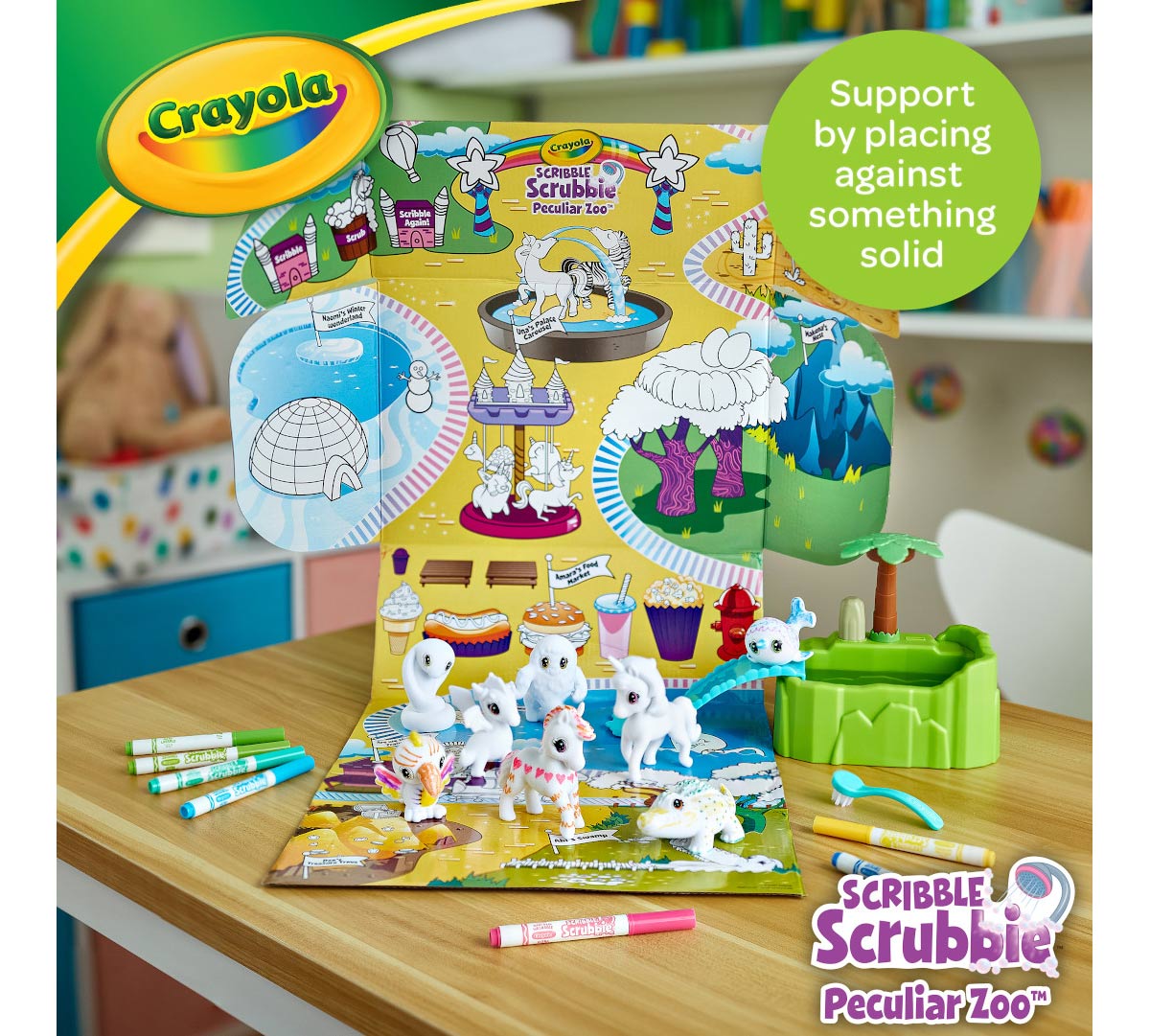 Scribble Scrubbie Peculiar Pets Zoo Set