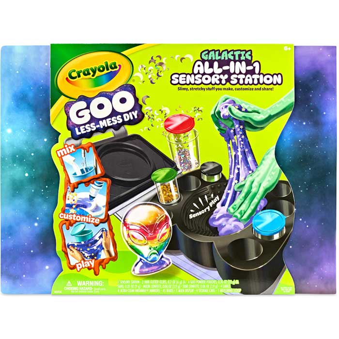 Galactic Goo All-In-1 Sensory Station front view.