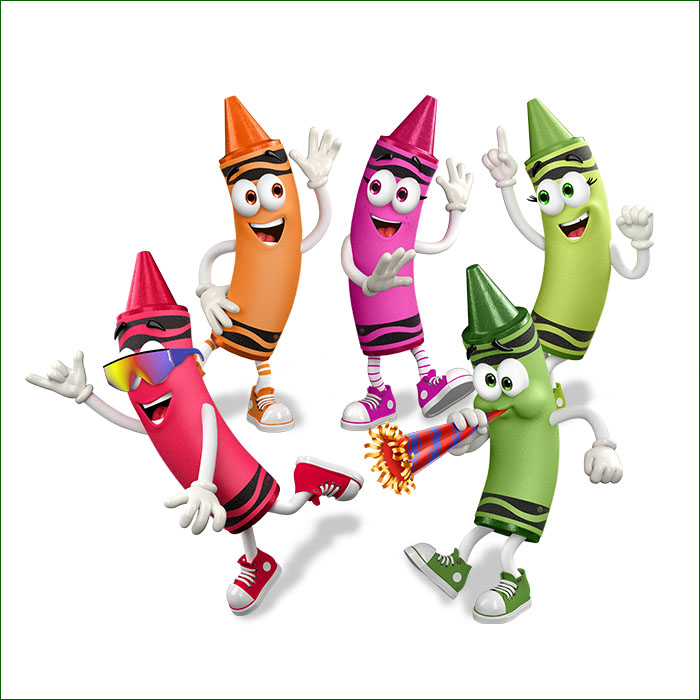 5 Crayons Celebrating