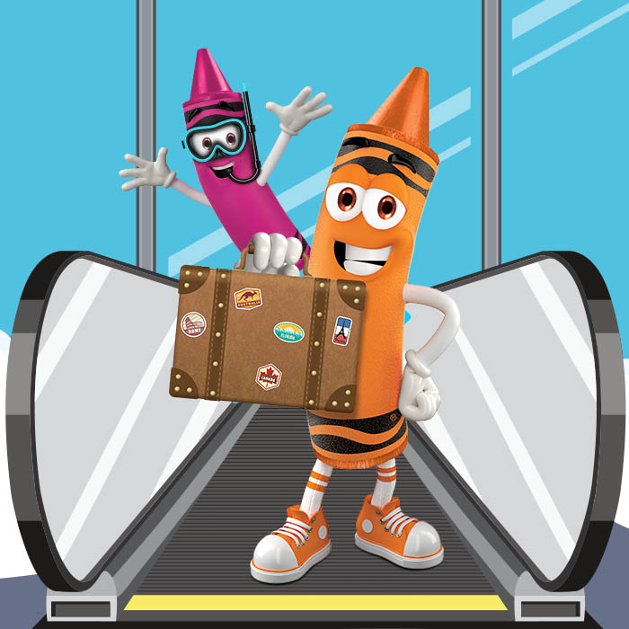 Crayon Tips at the airport