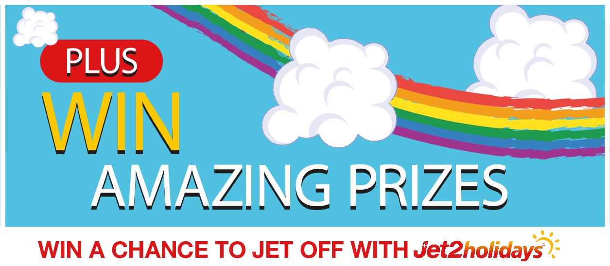 win amazing prizes banner